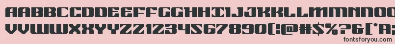 21gunsalute Font – Black Fonts on Pink Background