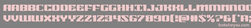 21gunsalute Font – Pink Fonts on Gray Background