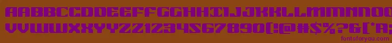 21gunsalute Font – Purple Fonts on Brown Background