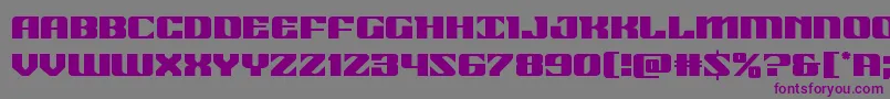 21gunsalute Font – Purple Fonts on Gray Background