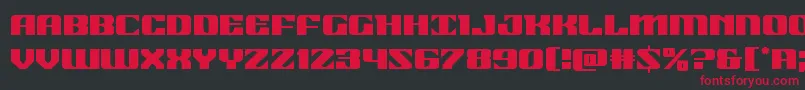 21gunsalute Font – Red Fonts on Black Background
