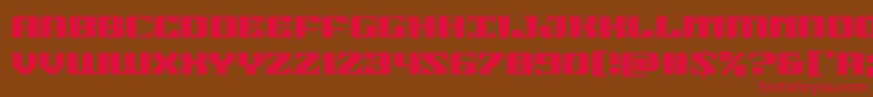 21gunsalute Font – Red Fonts on Brown Background
