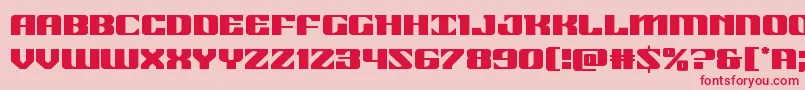 21gunsalute Font – Red Fonts on Pink Background