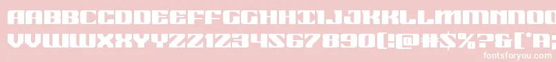 21gunsalute Font – White Fonts on Pink Background