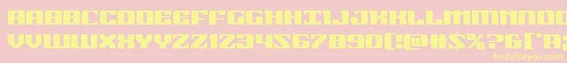 21gunsalute Font – Yellow Fonts on Pink Background