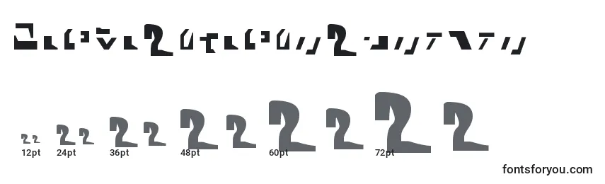 Размеры шрифта GiediAncientAutobot