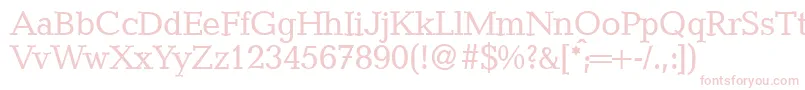 CanadadbNormal Font – Pink Fonts on White Background