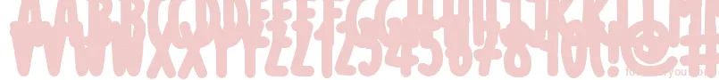 ThickMarkerTalls Font – Pink Fonts on White Background