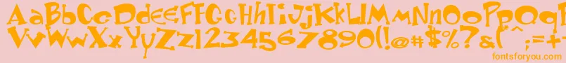 Más sobre la fuente Keyster fuente Keyster – Fuentes Naranjas Sobre Fondo Rosa
