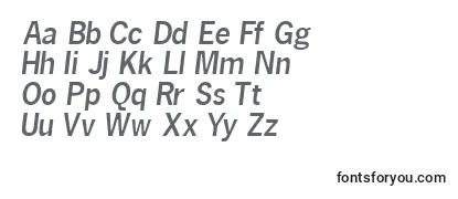 MacroblacksskItalic Font