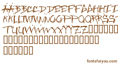 Junglebold font – Brown Fonts On White Background