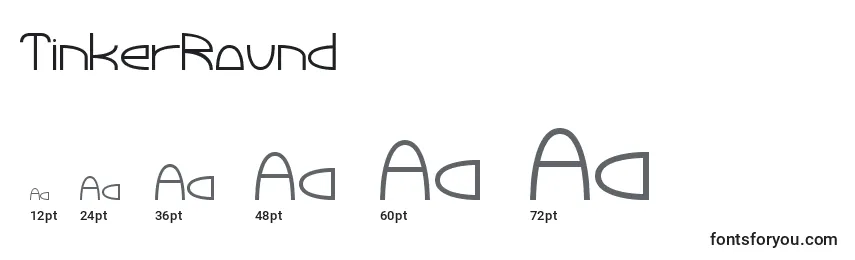 TinkerRound Font Sizes