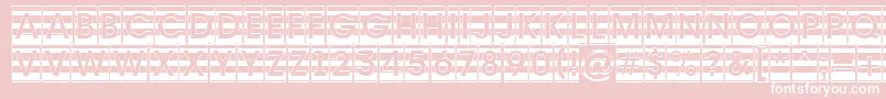 Więcej informacji o czcionce Avante6 Czcionka Avante6 – białe czcionki na różowym tle