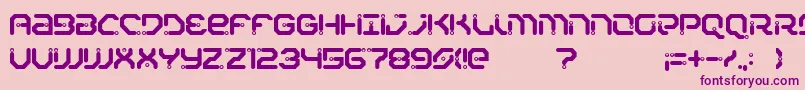 Xiaxide Font – Purple Fonts on Pink Background