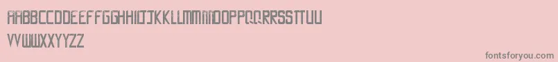 LaCalle6 Font – Gray Fonts on Pink Background