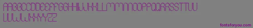 MersShadow Font – Purple Fonts on Gray Background