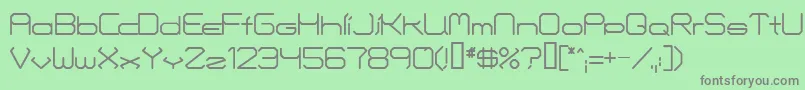 Weitere Informationen zur FontmakersChoice-Schriftart FontmakersChoice-Schriftart – Graue Schriften auf grünem Hintergrund