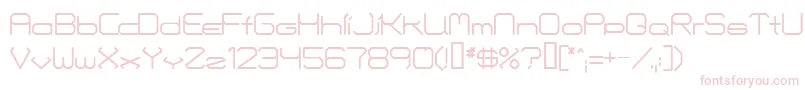 FontmakersChoice Font – Pink Fonts on White Background