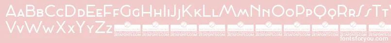CocosignumMaiuscolettoRegularTrial Font – White Fonts on Pink Background
