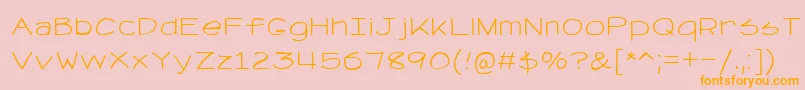 En savoir plus sur la police RetrievseNc Police RetrievseNc – polices orange sur fond rose