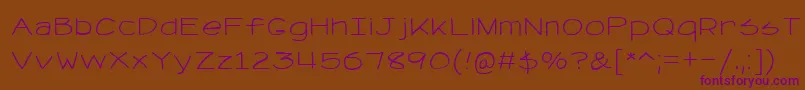 Подробнее о шрифте RetrievseNc Шрифт RetrievseNc – фиолетовые шрифты на коричневом фоне