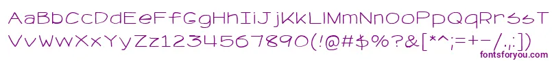 RetrievseNc Font – Purple Fonts on White Background