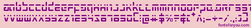 ProkofievPhaser Font – Purple Fonts on Pink Background