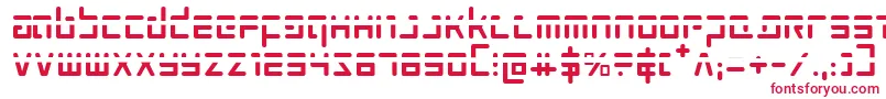 Шрифт ProkofievPhaser – красные шрифты на белом фоне