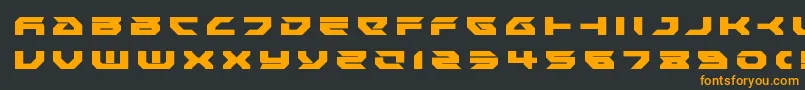 Royalsamuraititle Font – Orange Fonts on Black Background