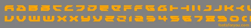 fuente Royalsamuraititle – Fuentes Naranjas Sobre Fondo Gris