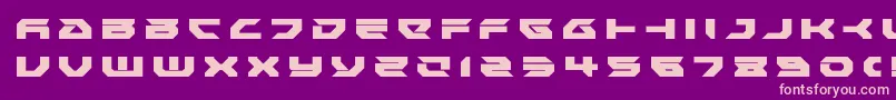 Royalsamuraititle Font – Pink Fonts on Purple Background