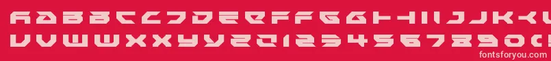 Royalsamuraititle Font – Pink Fonts on Red Background