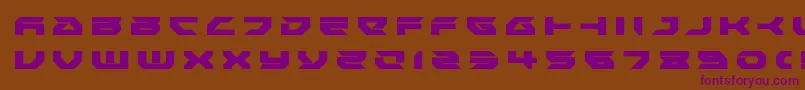 Royalsamuraititle Font – Purple Fonts on Brown Background