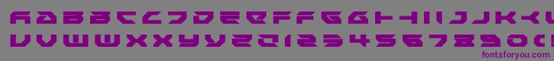 Royalsamuraititle Font – Purple Fonts on Gray Background