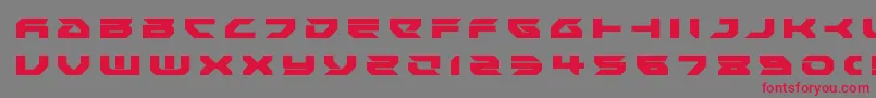 Royalsamuraititle Font – Red Fonts on Gray Background