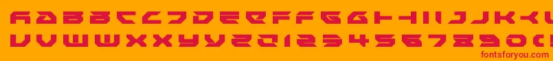 Royalsamuraititle Font – Red Fonts on Orange Background