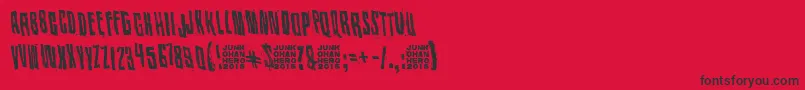 KissMeMyDarlingKissMe Font – Black Fonts on Red Background