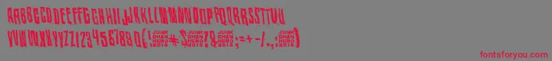KissMeMyDarlingKissMe Font – Red Fonts on Gray Background