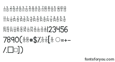 Kgtraditionalfractions2 font – Fonts Icons