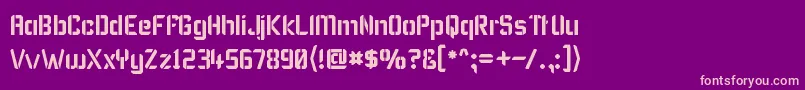 Más sobre la fuente Karismas fuente Karismas – Fuentes Rosadas Sobre Fondo Morado