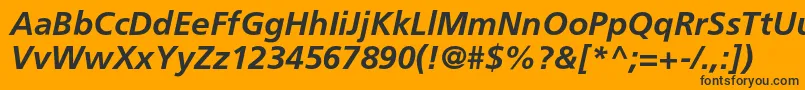 More about AgforeignermediumcItalic Font AgforeignermediumcItalic Font – Black Fonts on Orange Background