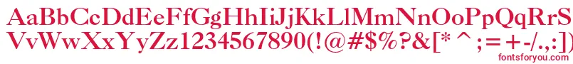 Caslonc540btBold Font – Red Fonts