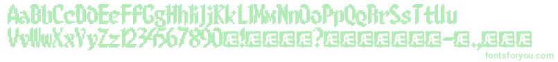 フォント8BitLimitBrk – 緑のフォント