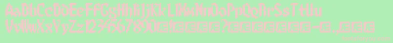 8BitLimitBrk Font – Pink Fonts on Green Background