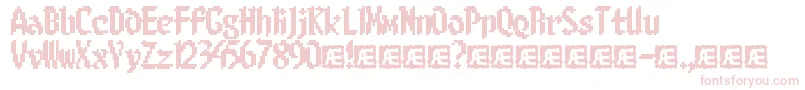 8BitLimitBrk Font – Pink Fonts on White Background