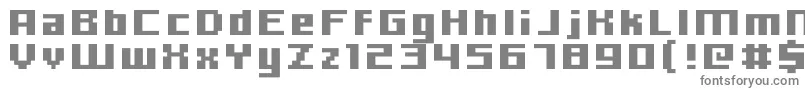 フォントHooge0666 – 灰色のフォント