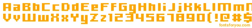 フォントHooge0666 – オレンジのフォント