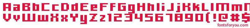 フォントHooge0666 – 赤い文字