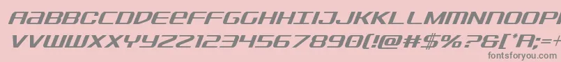 Sdfcondital-Schriftart – Graue Schriften auf rosa Hintergrund