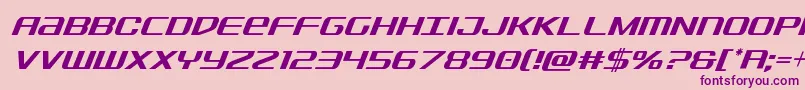 Sdfcondital Font – Purple Fonts on Pink Background